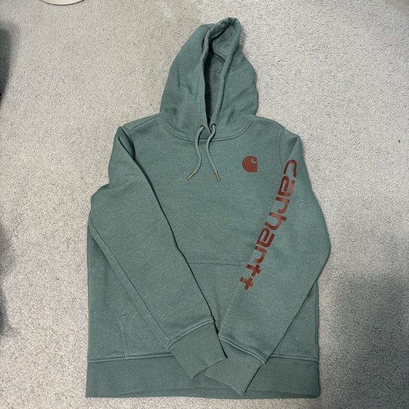 Carhartt Tops - Carhartt Teal Hoodie